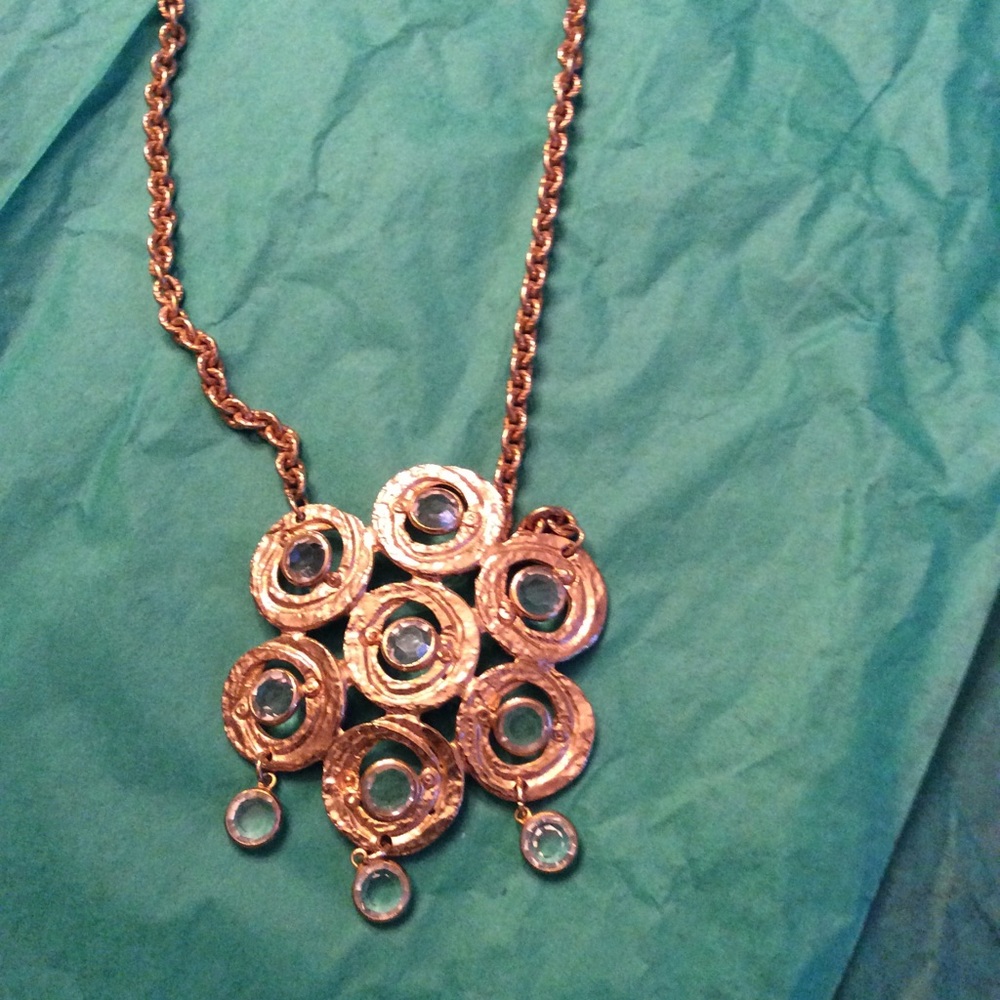 Gold tone necklace